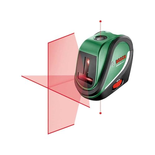 Bosch nivel láser de líneas cruzadas UniversalLevel 2 con trípode (láser de líneas cruzadas, incl. puntos de plomada para una alineación precisa y una transferencia sencilla, en caja de cartón)
