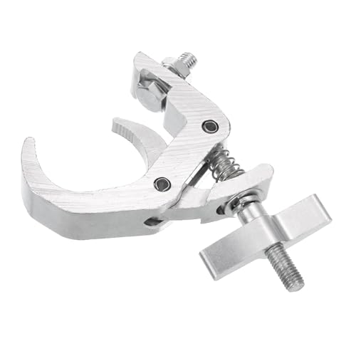Abrazaderas de armadura uxcell tipo C de aluminio para tubos de 1.5 a 2.4 pulgadas de diametro 4