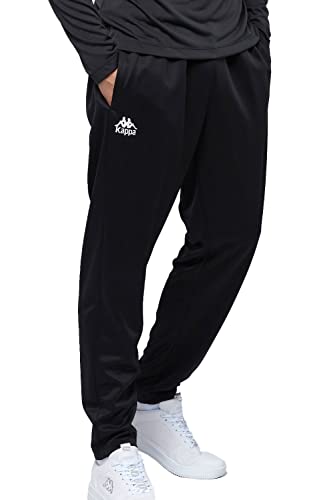 Kappa Unisex Pants, Regular Fit Trainingshose, Caviar, S EU