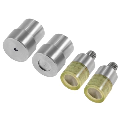 sourcing map Presión Botones Troqueles Juego, Manual Presión Prensado Máquina Colocador Reemplazo Kit para 10mm Diámetro Doble Tapa Sin Costura Magnética Bolsa Broches