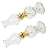 Lampe à huile décorative : lampe est facile à utiliser, suffit de verser ghee liquide ou kérosène pour l’allumer, de l’abat-jour et est !