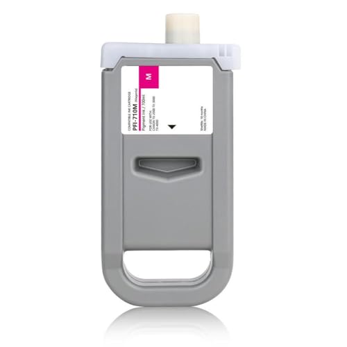 Cartouche PFI710 PBK encre pigment 700 ml pour plans d'architecture sur traceur TX-3000