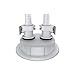 VersaCap 83mm (83B) Carboy and Bottle Cap Adapters, Tangle Free Quick Connect Adapter, Two 3/8 Inch Detachable Hose Barbs for 3/8 Inch ID Tubing, for use with VersaCap 83mm Open Cap