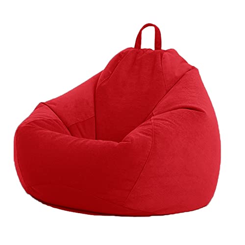Funda de puf pera para salón o jardín asiento lavable con asa para hogar 2