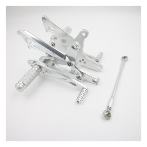 Pédale moto en aluminium et repose-pieds argent CBR250RR MC22