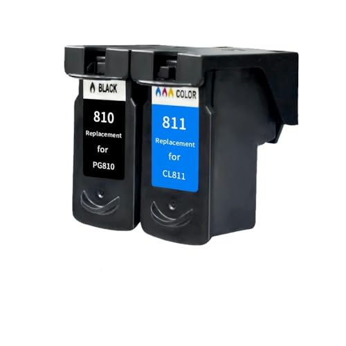 Cartouche d'encre PG810 CL811 compatible pour imprimante Canon Pixma MP237 MX328 IP2770
