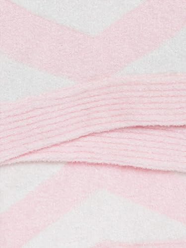 Image of Little Giraffe Dolce Chevron Blanket 29 inch x 35 inch, Pink