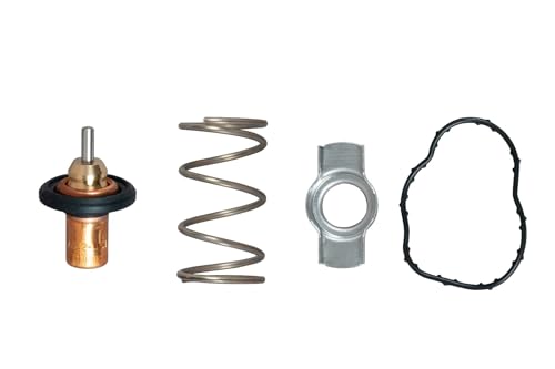 GATES TH51883G1 Thermostat d'eau avec joints 83°C Compatible avec MERCEDES-BENZ Classe A W176, RENAULT Clio 4 3/5 portes BH Megane 3 3/5 portes BZ0/1 Scénic 3 JZ0/1 Kangoo 2 Express FW, FW0/1