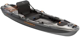 Pelican Catch Classic 100 Fishing Kayak - Angler Kayak with Lawnchair seat - 10 Ft. - Forest Mist