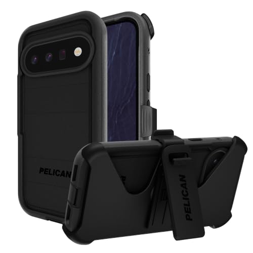 Image of Pelican Voyager Google Pixel 11 Case with Belt Clip Holster - Black