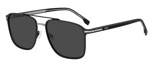 GAFAS HUGO BOSS - Modelo: BOSS 1748/S_ C: MATTE BLACK RUTHENIUM/Eye size: 57 - Bridge size: 17