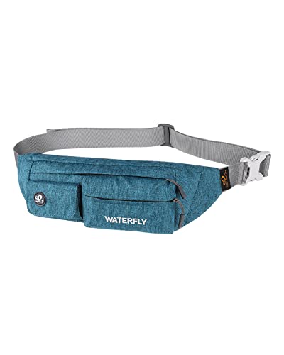 WATERFLY Water-Resistant Belt Bag — Peacock Blue