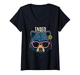 Photo Gallery donna indio california usa bear indossa occhiali da sole design maglietta con collo a v Photo Gallery donna indio california usa bear indossa occhiali da sole design maglietta con collo a v