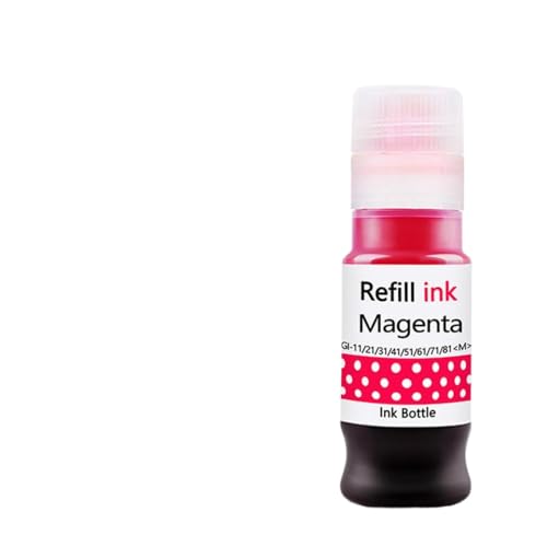 Recharge encre GI-41 GI-11 magenta anti-fuite pour réparer les couleurs ternes sur G3160