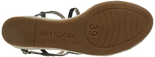 Unisa, Piattaforma Donna, Nero, 38 EU