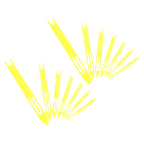 KOMBIUDA 14個 キャスト ネット 修理 アクセサリー 釣り ネット 修理 キット 釣り キット シャトル 修繕 シャトル プラ