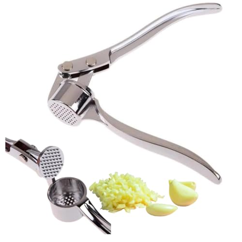 CLICK CRUSHER Amassador Espremedor Triturador de Alho Gengibre PREMIUM Metal Galvanizado Anti Ferrug
