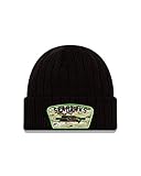 New Era Men's Black Seattle Seahawks 2021 Salute to Service Cuffed Knit Hat
