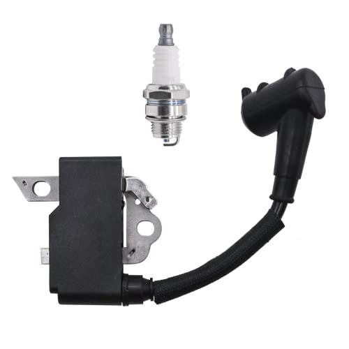 Cylinman Ignition Coil Fit for Echo CS370 CS400 CS420 CS-370 CS-370F CS-400 CS-420ES CS-400F Fit for Shindaiwa 402S Replaces A411000264 Chainsaw With Spark Plug