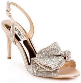 Badgley Mischka Women's Rennie Heeled Sandal, Nude, 5 | Image 1