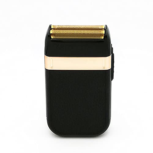 Queenser Navalha elétrica para homens Aparador de pêlos sem fio elétrico para barbeador recarregável