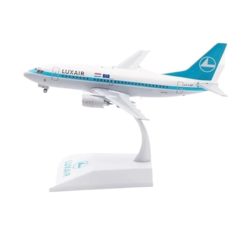 Colección detallada de avión modelo Luxair B737-500 miniatura fundida a presión escala 1:200