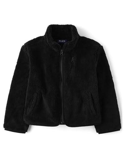 The Children's Place Girls' Cozy Sherpa Full-Zip Jacket