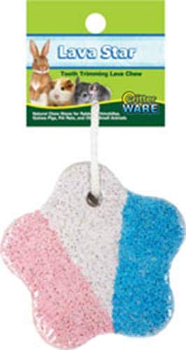 Ware Mineral Essentials Lava Star Animal Chew Stone, 3.5", White #TOP12