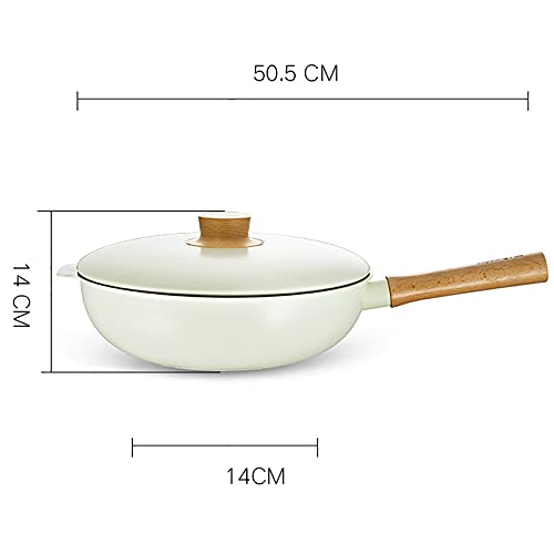 Wok de acero inoxidable con tapa de vidrio miniatura 3