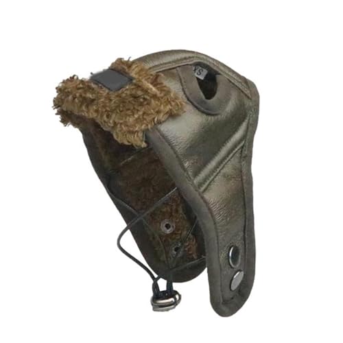 Sombrero Piloto para Perro Talla M Marrón miniatura 1