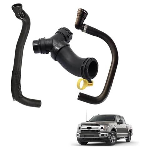 FZJDSD Upper Radiator Hose Y-Connector Lower Degaus Compatible with Ford F-150 5.0L 2011 2012 2013 2014 2015 2016 2017 2018 2019 2020 Replace DR3Z-8566-A CL3Z-8260-A BL3Z-8C350-A Cover