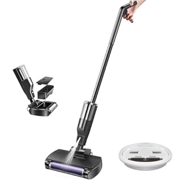 Limpador de Piso, Vassoura Eletrica Sem Fio, Limpadora de Piso, Limpadora de Piso Sem Fio, Esfregona Elétrica Autolimpante, Esfregão Multifuncional