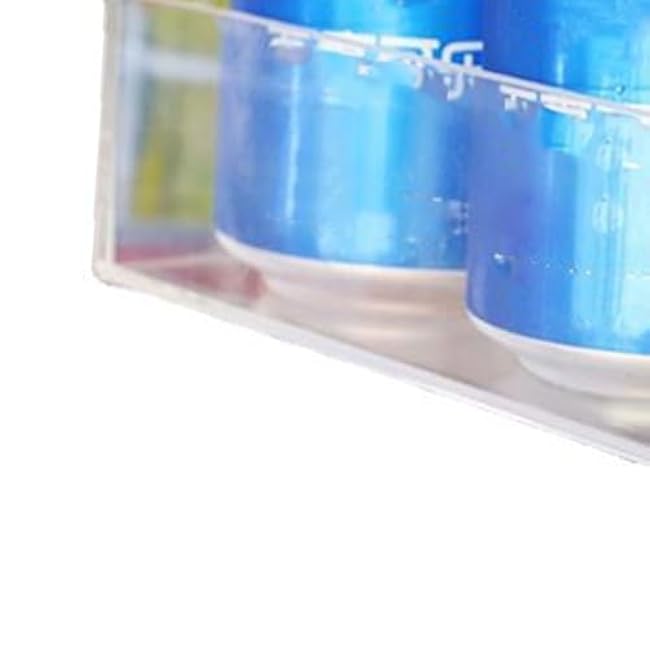 Refrigerator Organizer Bins Wall Mounted Soda Can Organizer Beverage Storage Rack Holder Multipurpose Food Organizer for Home Kitchen Convenience Store Acrylic 300g
