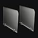 Desk Divider,2 PCS Desk Privacy Panel and Privacy Shields Frosted Acrylic Clamp-on Desk Partition for Office,School,Reception,29