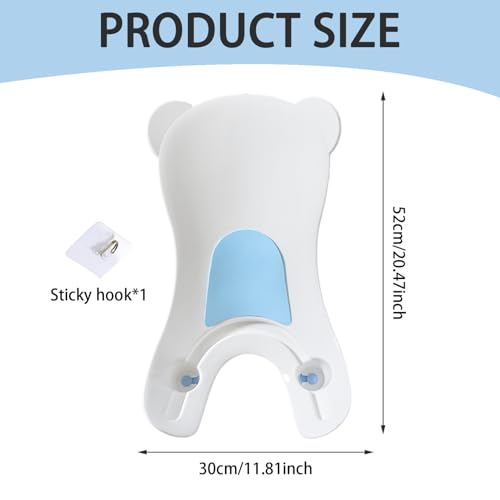 Baignoire d'évier pour bébé compacte avec ventouse de sécurité