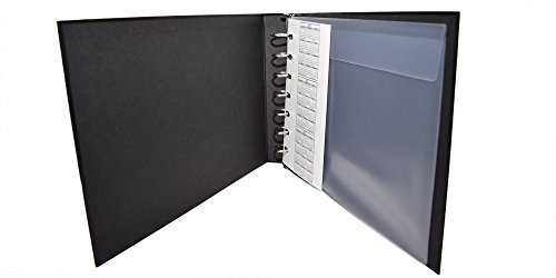 Egp 3-On-A-Page Black Board 7 Ring Binder, Size 14 3/16 X 9 5/8 #TOP27