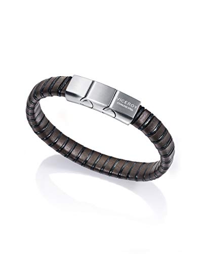 Viceroy Fashion - Pulsera Piezas Piel Bitono Y Acero Sr Fashion - 75055P09011