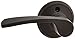 Schlage F170MER622LH Matte Black F-Series Merano Single Dummy Left Handed Door Lever