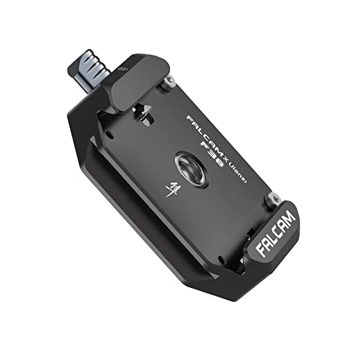 PICTRON FALCAM F38 Plaque à dégagement rapide pour appareil photo avec filetage 1/4" vers 3/8", plaque à dégagement rapide Arca Swiss 38 mm, compatible avec Sony / Canon / DJI/ Trépied / DSLR Cover