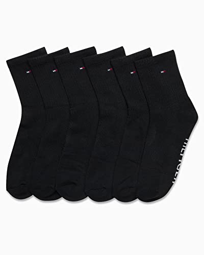 Tommy Hilfiger Mens Socks - Athletic Cushioned High Quarter Cut Socks (6 Pack)4