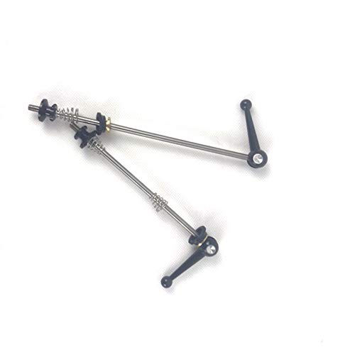 Catazer Ultralight Titanium Bicycle Qr Skewer 48G Ti-Axis Quick Release Mtb Road Bike Bicycle Quick Release Set (Black) #TOP2