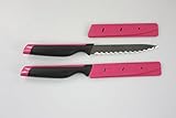 tupperware messerblock ergonomic Original Tupperware TUPPERWARE Messer Universal-Serie (2) pink Universalmesser Wellenschliff