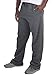 Jerzees mens Fleece Sweatpants, Open Bottom - Black Heather, Medium US