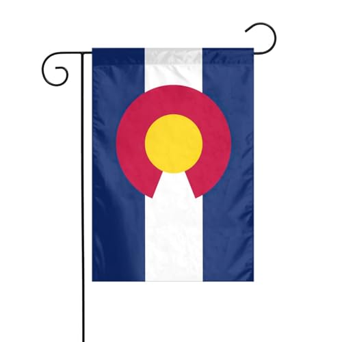 Colorado Bandiera Stampa Bandiera Esterna Banner Decorazioni 30,5 x 45,7 cm, Decorazioni da Giardino Regali Per La Decorazione Della Casa Forniture Per Il Partito