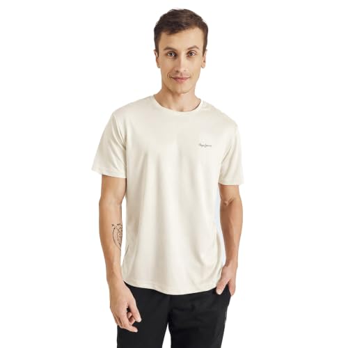 Image of Pepe Jeans Men's Polyester Regular fit T-Shirt