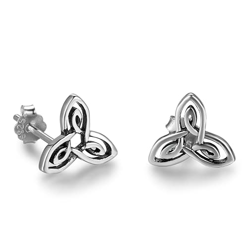 Purmy pendientes plata 925 nudo celta Cover
