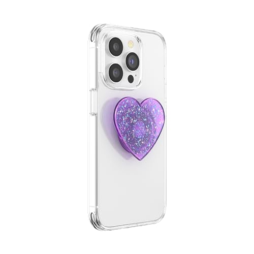 Image of PopSockets Adhesive Phone Grip, Holder, Phone Stand, Heart - Confetti Heart