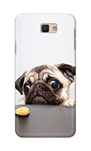 Image of PRINTFIDAA� Printed Hard Back Cover Case for Samsung On Nxt | Samsung J7 Prime | J7 Prime 2 | On7 Prime | On7 (2016) Back Cover (Pug Dog) -2808