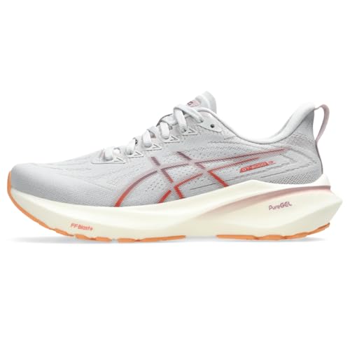 ASICS Women's GT-2000 13 Running Shoes, 9.5, Concrete/Watershed Rose