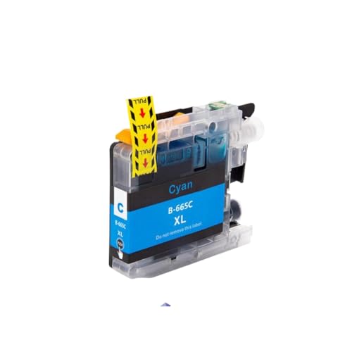 Cartouche LC665XL cyan pour éviter les lignes blanches d'impression sur MFC J2720